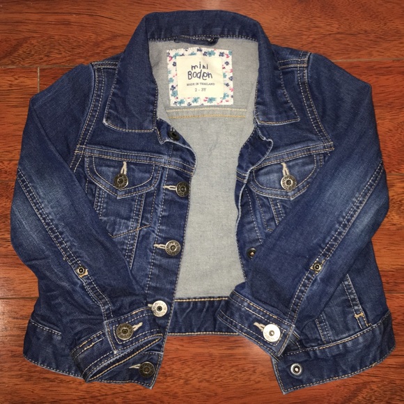 boden girls denim jacket